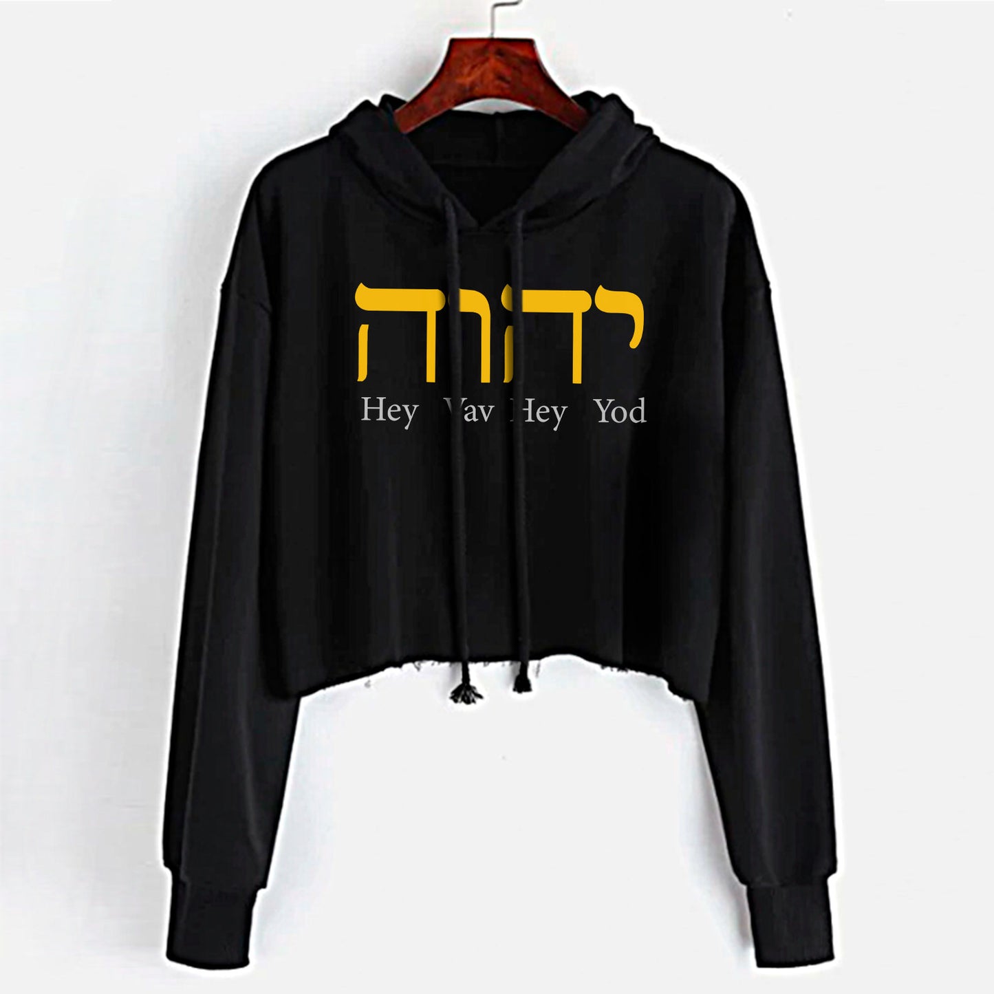 YHVH Crop Hoodie