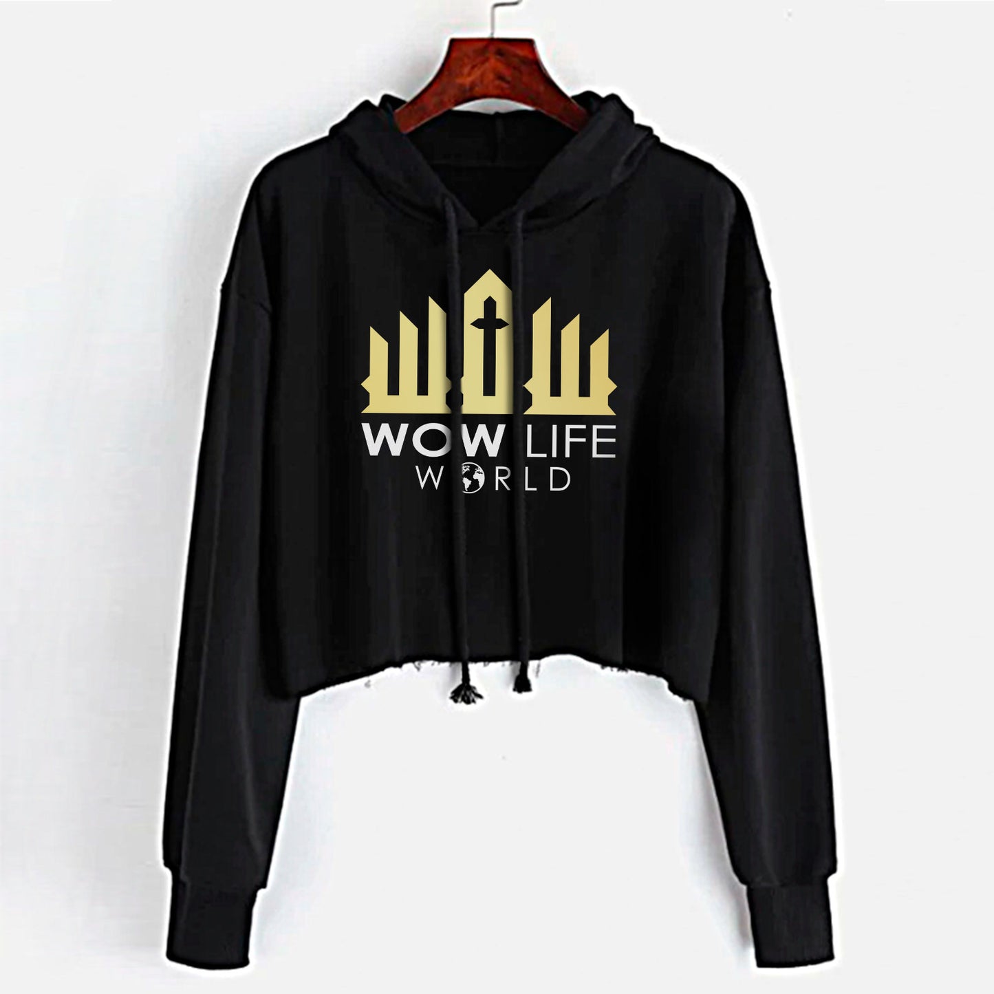 WOWlife Crop Hoodie